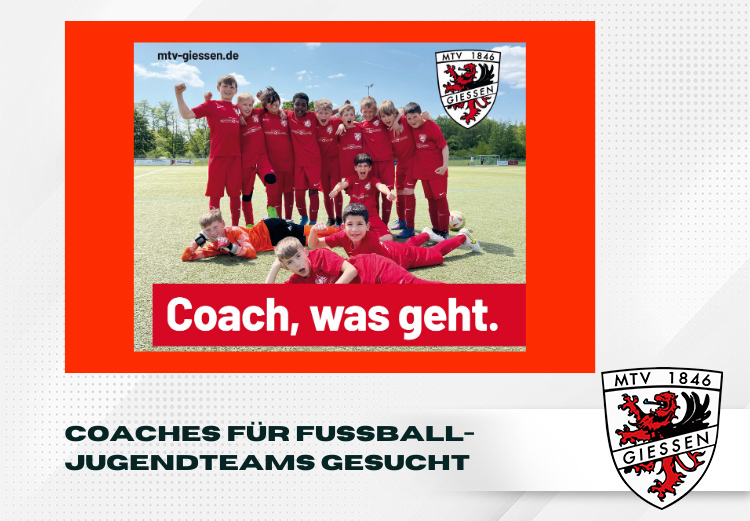 Coaches für Fussball-Jugendteams gesucht